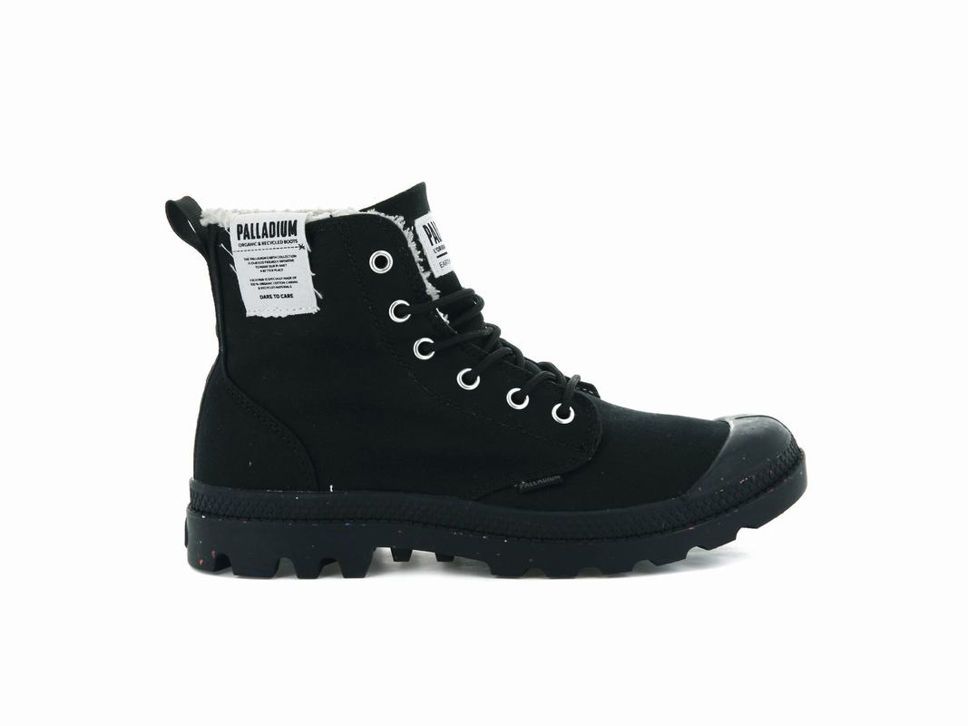 Palladium Pampa Earth Mens Boots Black Australia [CLPGMJ-785]